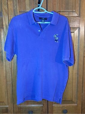 Warner Bros. Purple Bugs Bunny Golf Polo Shirt